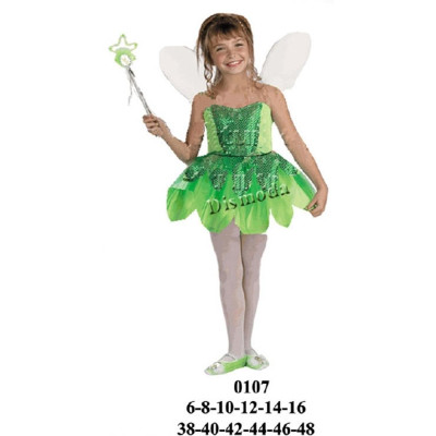 Molde de Disfraz de campanita | 0107 Molde de Disfraz de campanita | 0107