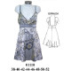 Molde de Vestido corte bajo busto | 01110