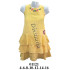 Molde de Vestido de tirantes camiseta niña con triple faldón | 01121