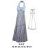 Molde de Vestido strapless | 01142