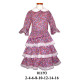 Molde de Vestido de huasa niña tres pisos, cuello bebe | 01193 Molde de Vestido de huasa niña tres pisos, cuello bebe | 01193