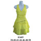 Molde de Vestido escote v | 01405
