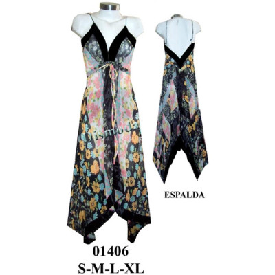 Molde de Vestido tipo pañuelo | 01406