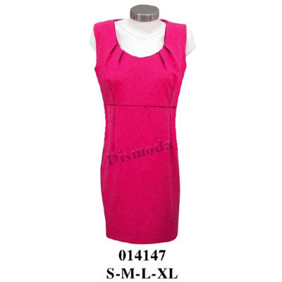 Molde de Vestido corte bajo busto con pliegue en escote | 014147