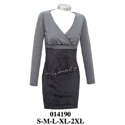 Molde de Vestido cruzado corte bajo busto | 014190