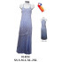 Molde de Vestido largo con cordones | 014224
