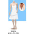 Molde de Vestido con cordones | 014226