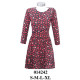 Molde de Vestido con corte bajo busto, faldón fruncido | 014242