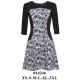 Molde de Vestido con cortes en delantero y espalda | 014246