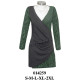 Molde de Vestido cruzado drapeado | 014259