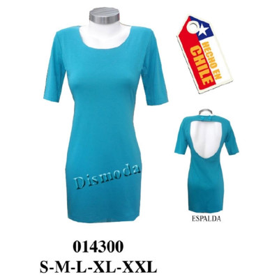 Molde de Vestido con escote en espalda | 014300