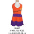 Molde de Vestido halter de niña de tres pisos | 01445
