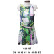 Molde de Vestido floral halter | 014485
