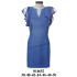 Molde de Vestido dama con fruncidos en corte delantero y espalda | 014652