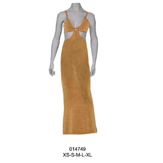 Molde de Vestido cordón con aberturas en costado | 014749 Molde de Vestido cordón con aberturas en costado | 014749