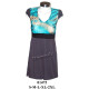 Molde de Vestido manga pestaña, corte bajo busto y elasticado de 50 cms | 01475 Molde de Vestido manga pestaña, corte bajo busto y elasticado de 50 cms | 01475