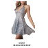 Molde de Vestido halter con corte bajo busto | 014751