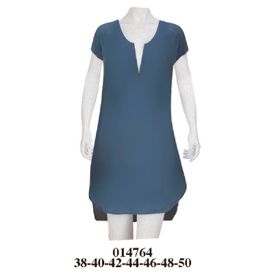 Molde de Vestido kimono, escote redondo con abertura | 014764 Molde de Vestido kimono, escote redondo con abertura | 014764