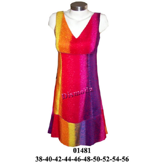 Molde de Vestido escote v con corte | 01481