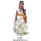 Molde de Vestido largo sin mangas con escote recto, fajón en la cintura y falda amplia con fruncidos tipo cascada | 01491 Molde de Vestido largo sin mangas con escote recto, fajón en la cintura y falda amplia con fruncidos tipo cascada | 01491