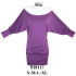 Molde de Camiseta kimono larga escote bote | 018117