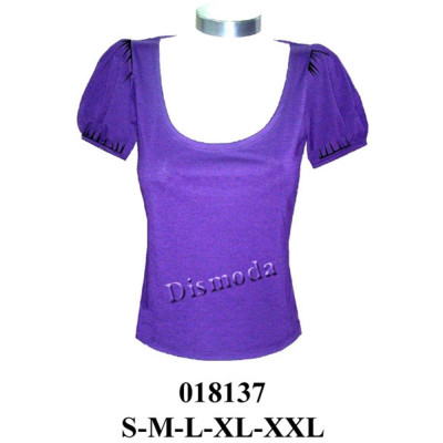 Molde de Camiseta gina manga globo | 018137