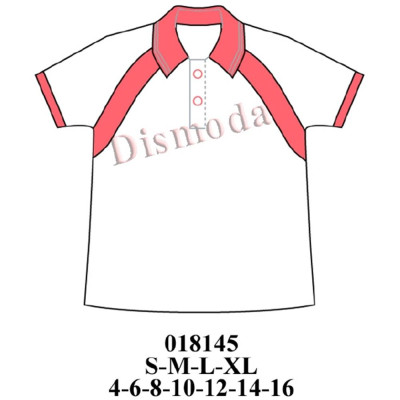 Molde de Camiseta manga raglan | 018145 Molde de Camiseta manga raglan | 018145