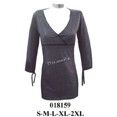Molde de Mini vestido cruzado manga fruncida y cordón | 018159 Molde de Mini vestido cruzado manga fruncida y cordón | 018159