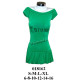 Molde de Mini vestido globo escote bote, manga raglan | 018162