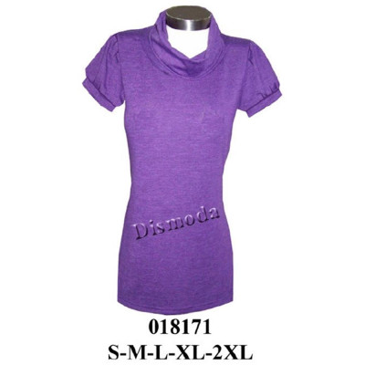Molde de Camiseta cuello alto manga plisada | 018171 Molde de Camiseta cuello alto manga plisada | 018171
