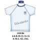 Molde de Camiseta de colegio manga raglan | 018186 Molde de Camiseta de colegio manga raglan | 018186
