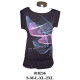 Molde de Camiseta kimono con elástico en cadera | 018236 Molde de Camiseta kimono con elástico en cadera | 018236
