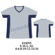 Molde de Camiseta escote v con cortes | 018295