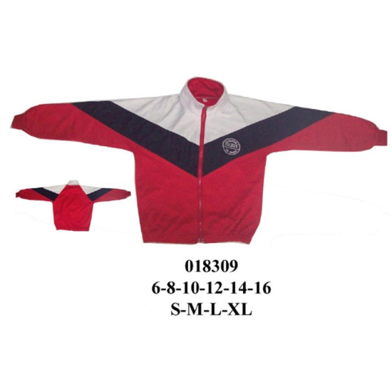 Molde de Sudadera con cierre frontal, cuello alto y manga larga | 018309 Molde de Sudadera con cierre frontal, cuello alto y manga larga | 018309