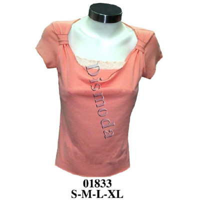 Molde de Camiseta con doble delantero y traba en hombro | 01833 Molde de Camiseta con doble delantero y traba en hombro | 01833