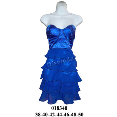 Molde de Vestido strapless corte bajo busto | 018340