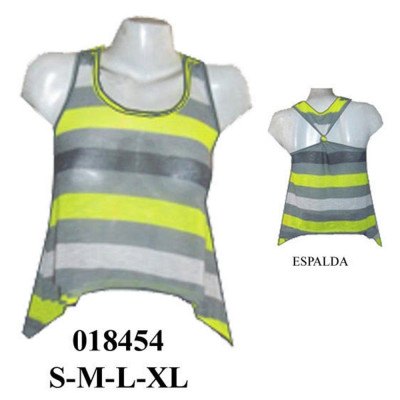 Molde de Camiseta musculosa con nudo en espalda | 018454 Molde de Camiseta musculosa con nudo en espalda | 018454