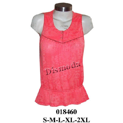 Molde de Camiseta con canesú en espalda y delantero | 018460