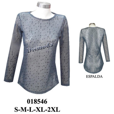 Molde de Camiseta con espalda más larga | 018546