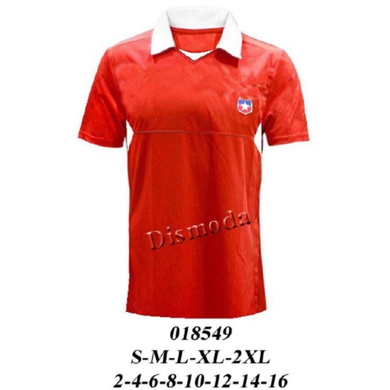 Molde de Camiseta de fútbol con corte en delantero | 018549