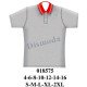 Molde de Camiseta escolar, pata doble, con bastas en manga | 018575