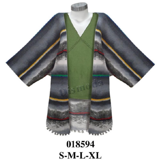 Molde de Capa kimono dama | 018594 Molde de Capa kimono dama | 018594