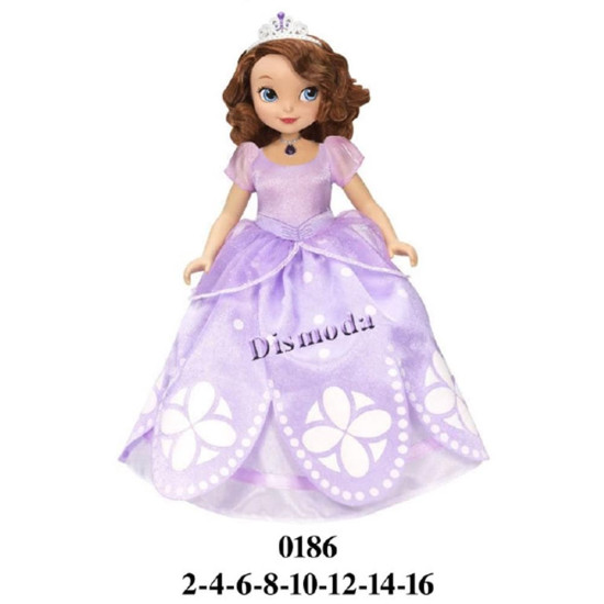 Molde de Disfraz de princesa Sofia | 0186