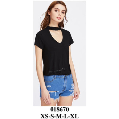 Molde de Camiseta con amarra en el cuello | 018670