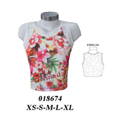 Molde de Crop top | 018674
