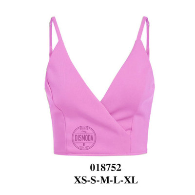 Molde de Crop top cruzado con cordones | 018752 Molde de Crop top cruzado con cordones | 018752