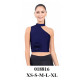 Molde de Crop top asimétrico con cuello | 018816