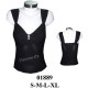 Molde de Camiseta con corte bajo busto traba con brillos en delantero tirantes anchos fruncidos | 01889 Molde de Camiseta con corte bajo busto traba con brillos en delantero tirantes anchos fruncidos | 01889