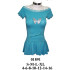 Molde de Camiseta manga raglan cuello bote con fruncido en basta | 01891