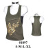 Molde de Camiseta musculosa con peto | 01897